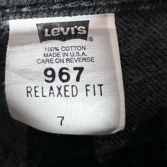 Levi’s vintage Jean shorts cut off black Orange tag size 7 - Picture 11 of 15